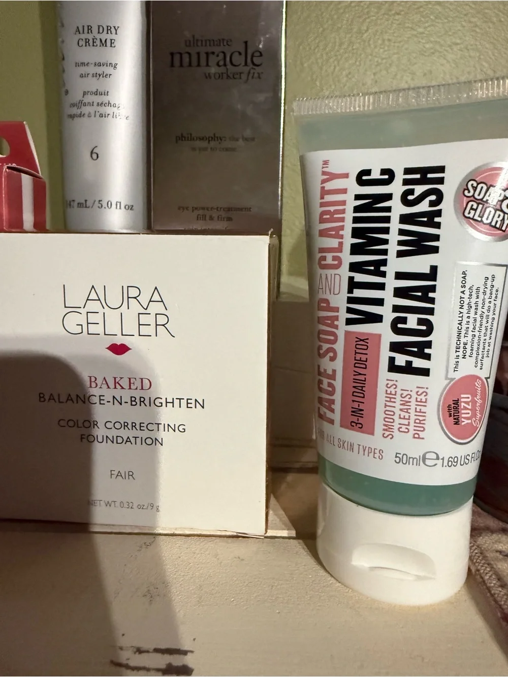 Kenra Platinum Air Dry Creme - Silver Tube elf, eye patch , Laura Geller,